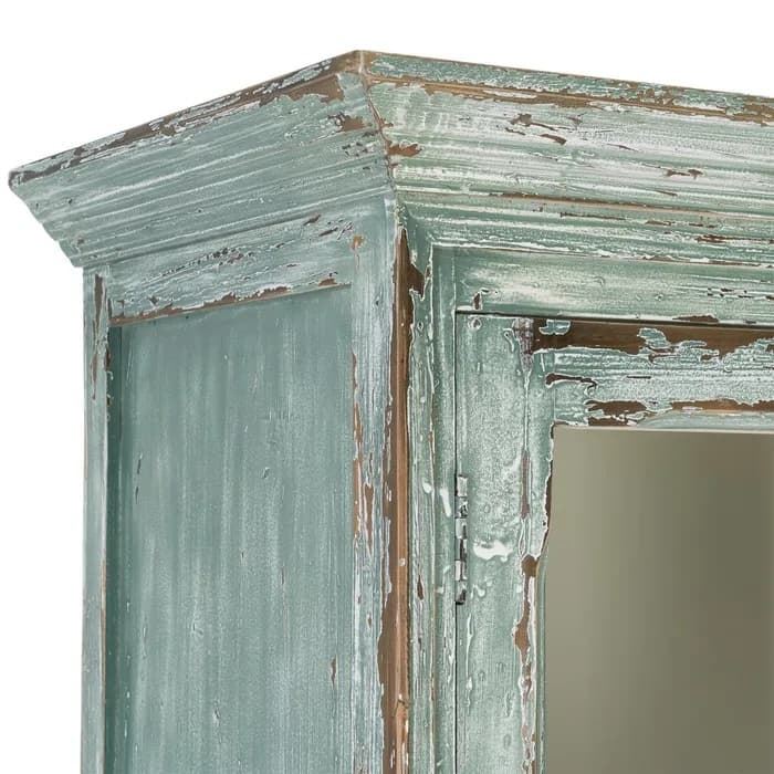 Alacena madera reciclada salón 120 x 47 x 218 cm - Imagen 4