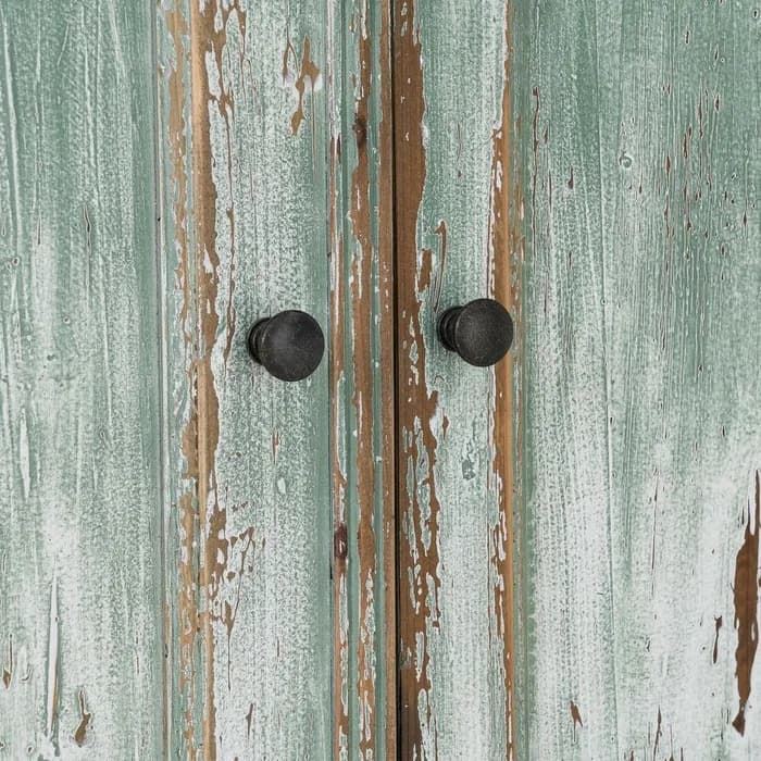 Alacena madera reciclada salón 120 x 47 x 218 cm - Imagen 5