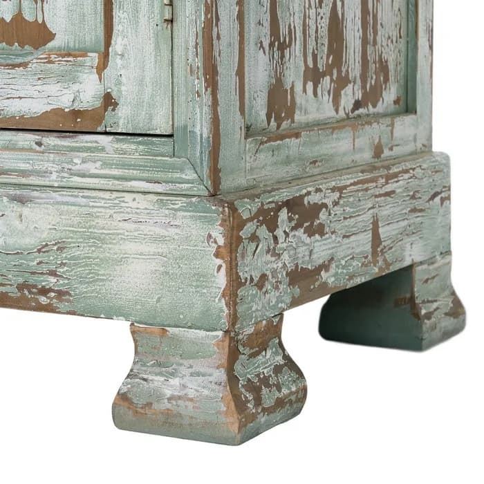 Alacena madera reciclada salón 120 x 47 x 218 cm - Imagen 10