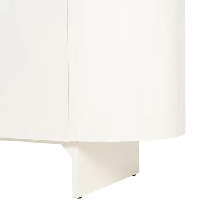 Aparador lacado crema mármol-DM salón 160 x 45 x 75 cm - Imagen 7