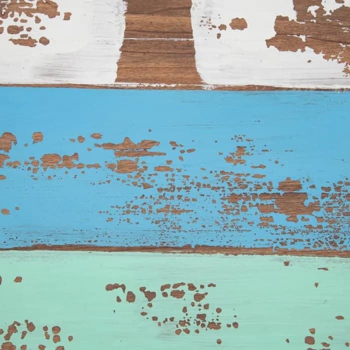 Aparador marrón-azul madera/metal 120x40x80 cm - Imagen 6