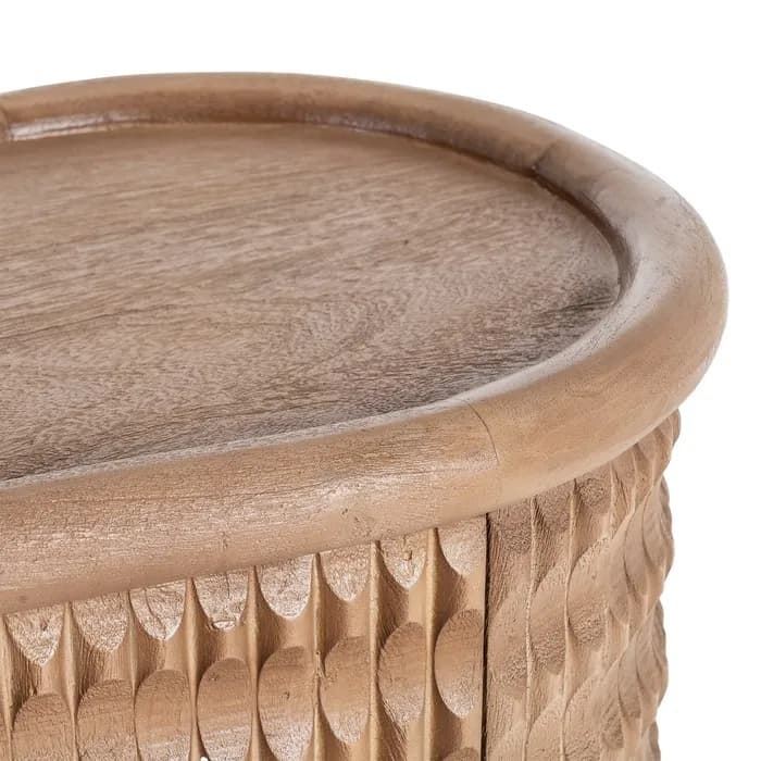 Aparador natural madera de mango salón 168 x 40 x 58 cm - Imagen 5