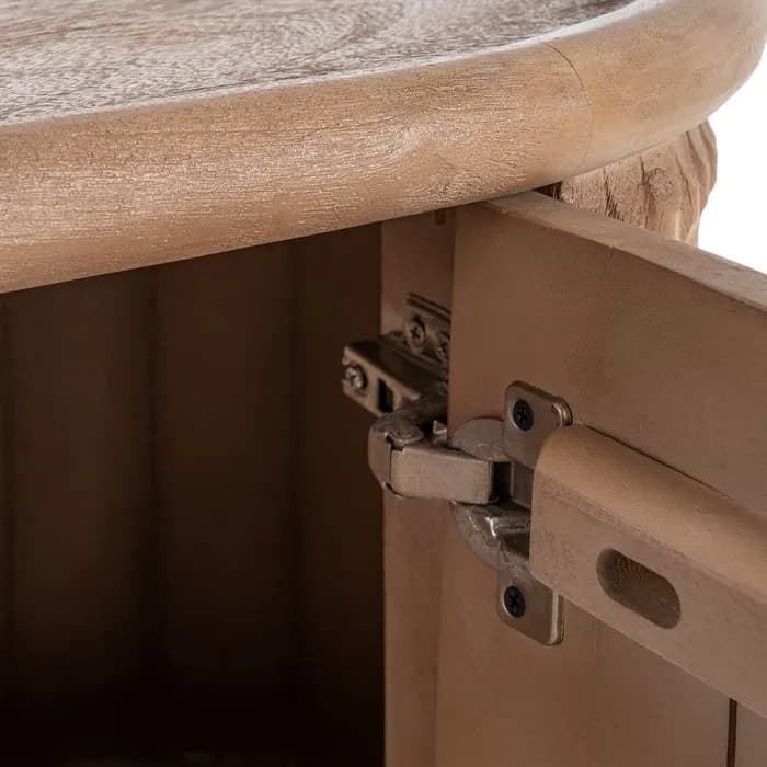 Aparador natural madera de mango salón 168 x 40 x 58 cm - Imagen 6