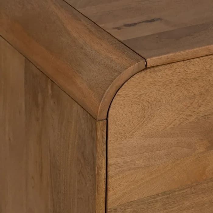 Aparador natural madera de mango salón 170 x 40 x 80 cm - Imagen 3