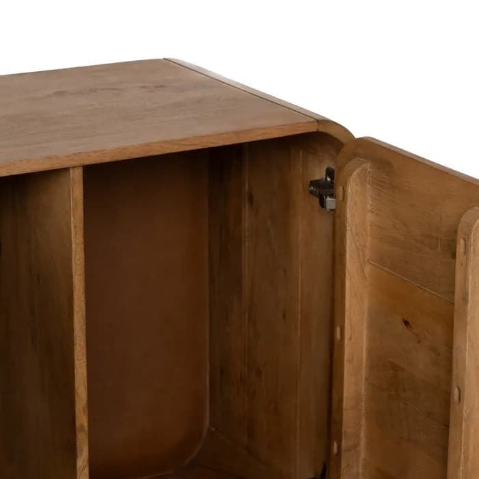 Aparador natural madera de mango salón 170 x 40 x 80 cm - Imagen 5