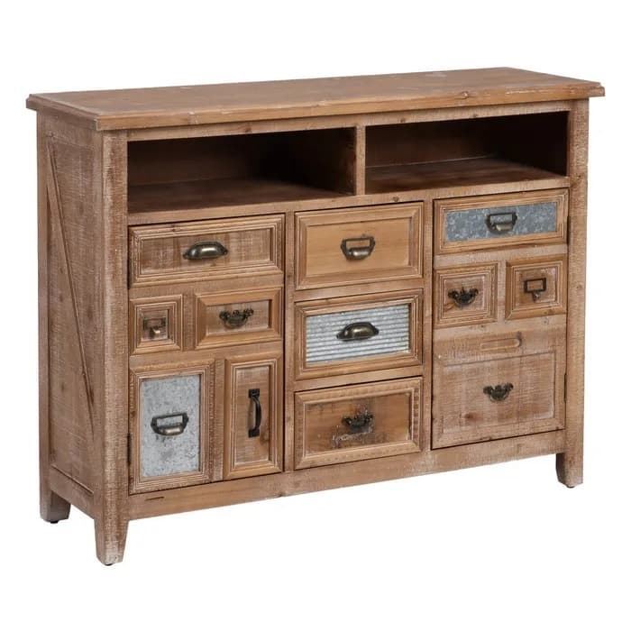 Aparador salón madera de abeto/MDF 120x36x90 cm - Imagen 1