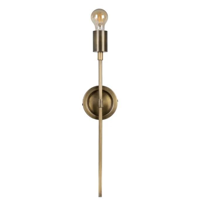 Aplique pared oro hierro 12.50x5x57 cm - Imagen 1