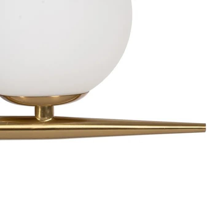 Aplique pared oro metal/cristal 60 x 15 x 20 cm - Imagen 4