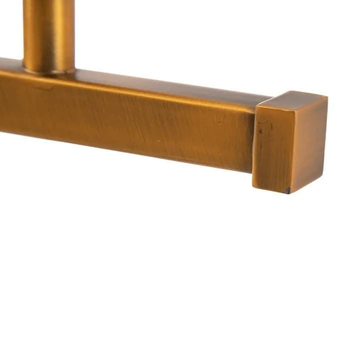 Aplique pared oro metal-cristal 60x20 cm - Imagen 4