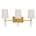 Aplique pared oro metal/tejido moderno 58x20x31.50 cm - Imagen 2