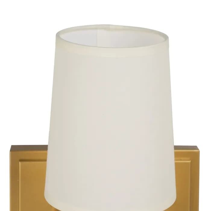 Aplique pared oro metal/tejido moderno 58x20x31.50 cm - Imagen 3