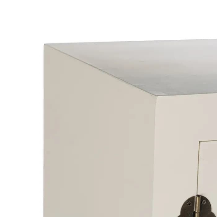 Armario blanco madera "Oriente" 100 x 45 x 160 cm - Imagen 3