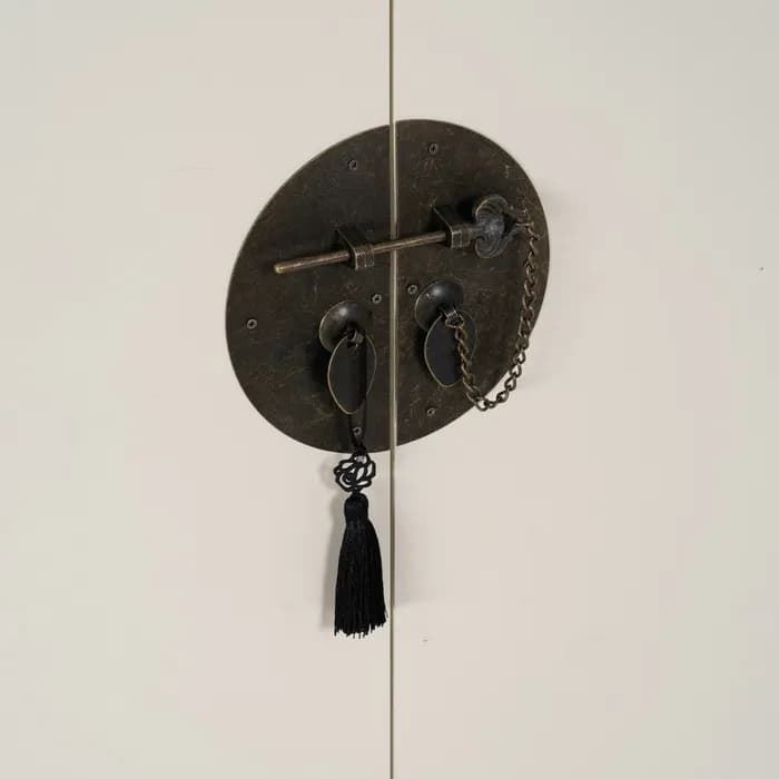 Armario blanco madera "Oriente" 100 x 45 x 160 cm - Imagen 5