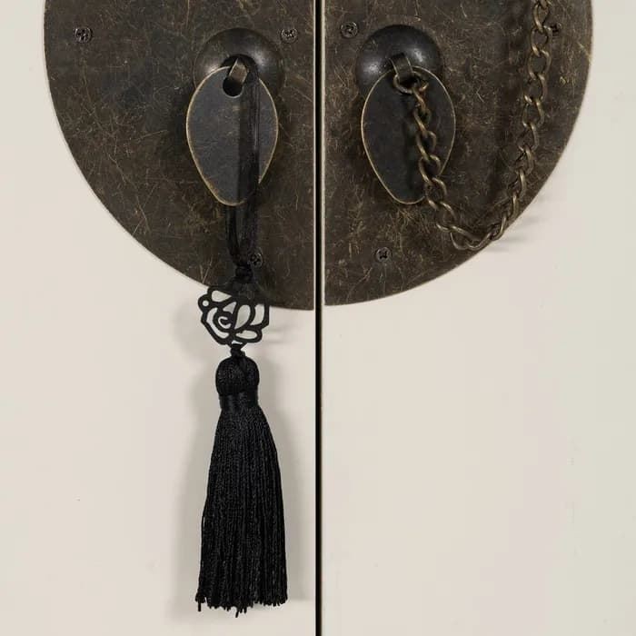 Armario blanco madera "Oriente" 100 x 45 x 160 cm - Imagen 6