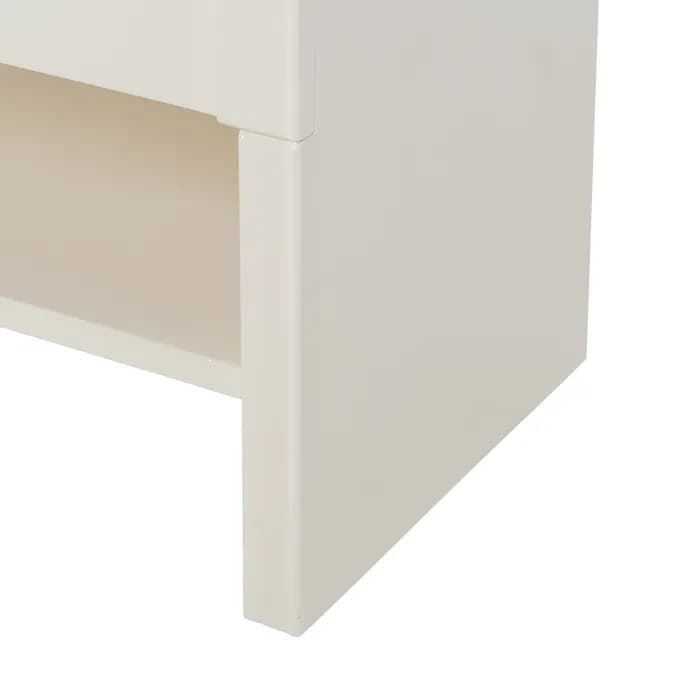 Armario dormitorio blanco DM 80x38x95 cm - Imagen 7