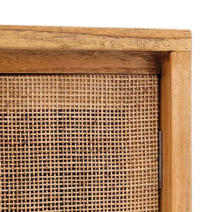 Armario miel madera mindi 90x165x38 cm - Imagen 3