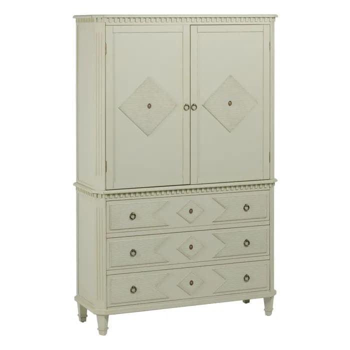 Armario verde claro DM/madera 110x40x180 cm - Imagen 1