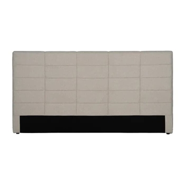 Cabecero beige tejido dormitorio 190 x 8 x 100 cm - Imagen 1