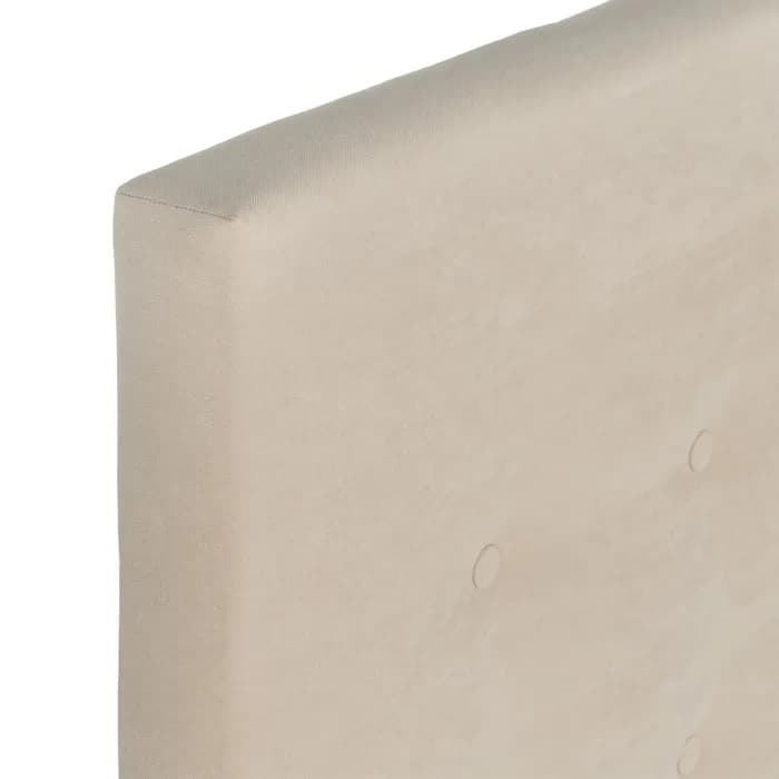 Cabecero dormitorio crema tejido 105x8x125 cm - Imagen 2