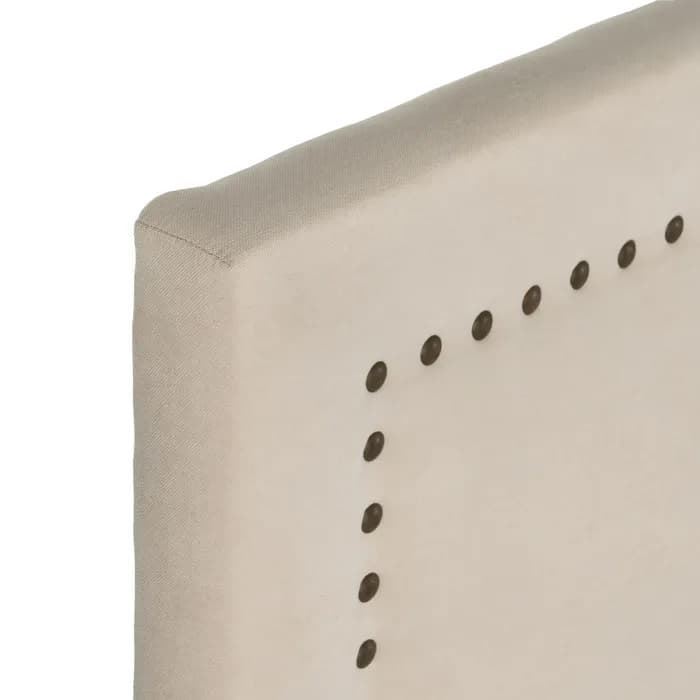 Cabecero dormitorio crema tejido 165x7x130 cm - Imagen 2