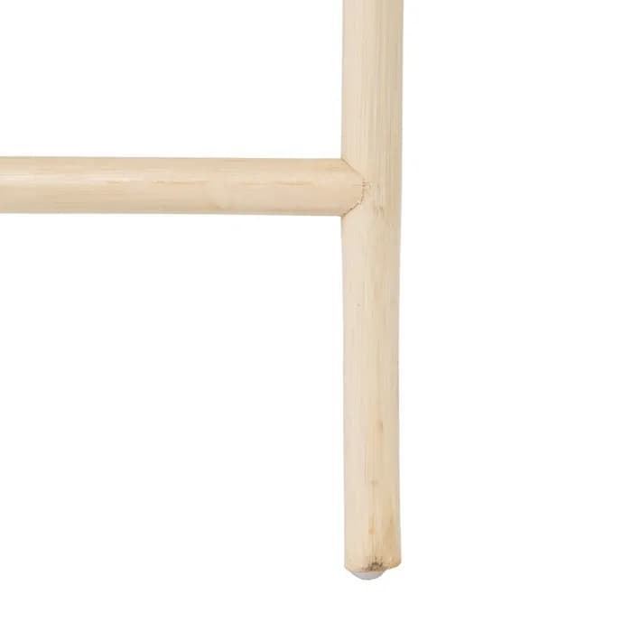 Cabecero dormitorio natural ratán 160x3x125 cm - Imagen 4
