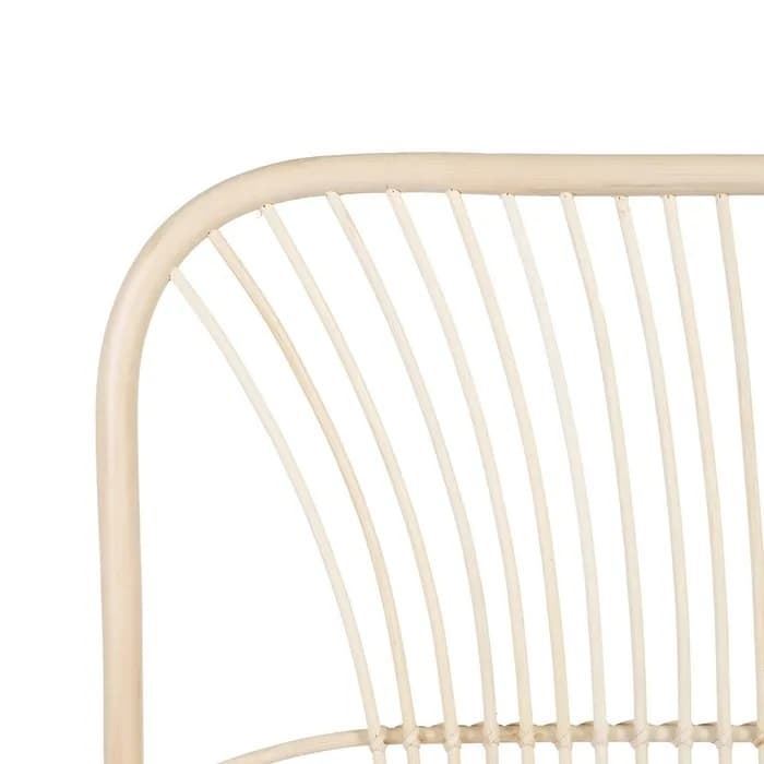 Cabecero natural ratán dormitorio 160x3x125 cm - Imagen 2