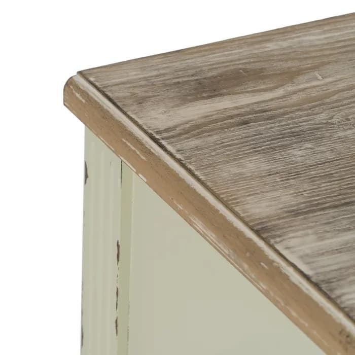 Cómoda beige madera 90x42x85 cm - Imagen 3