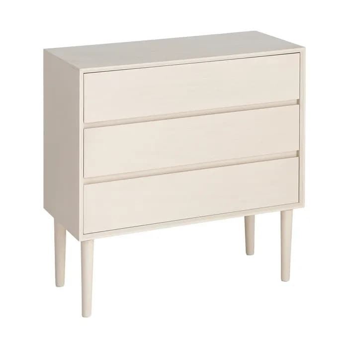 Cómoda crema DM dormitorio 75 x 35 x 75 cm - Imagen 1