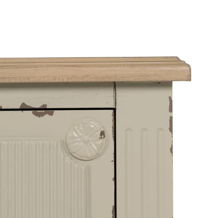 Cómoda crema madera 80x38x73 cm - Imagen 4