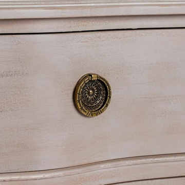 Cómoda marrón claro madera de abeto 93 x 38 x 78 cm - Imagen 2