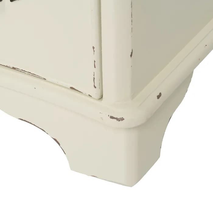Cómoda natural-crema madera 100x45x80 cm - Imagen 7