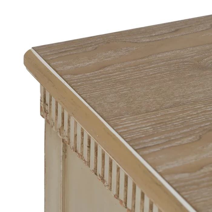 Cómoda natural-crema madera 119.50x44.50x84 cm - Imagen 3