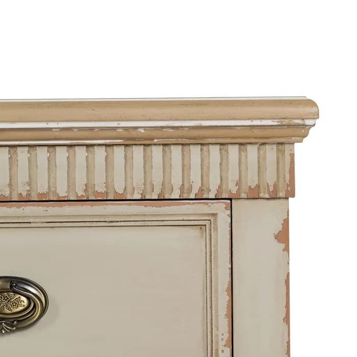 Cómoda natural-crema madera 119.50x44.50x84 cm - Imagen 7