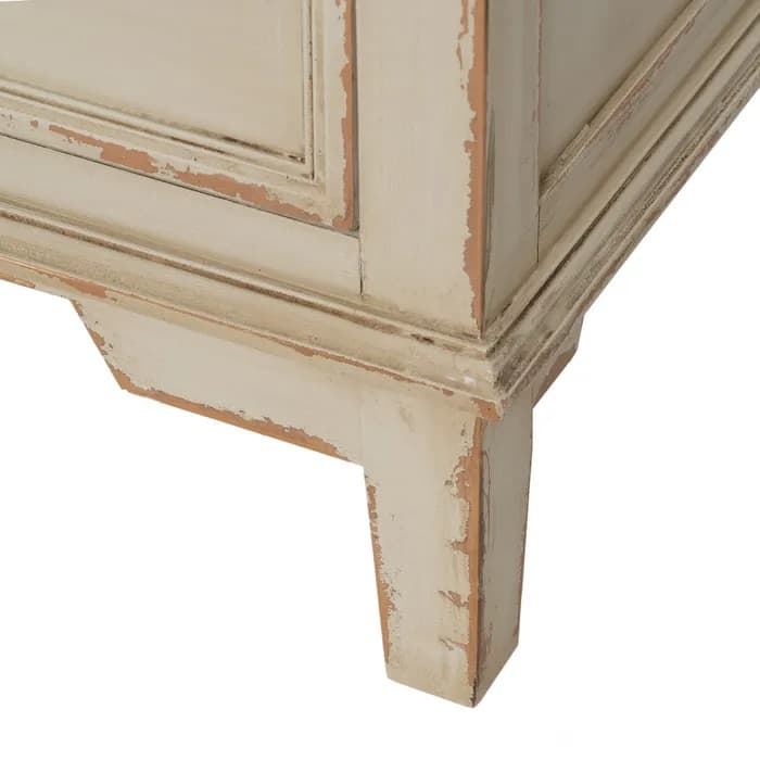 Cómoda natural-crema madera 119.50x44.50x84 cm - Imagen 8