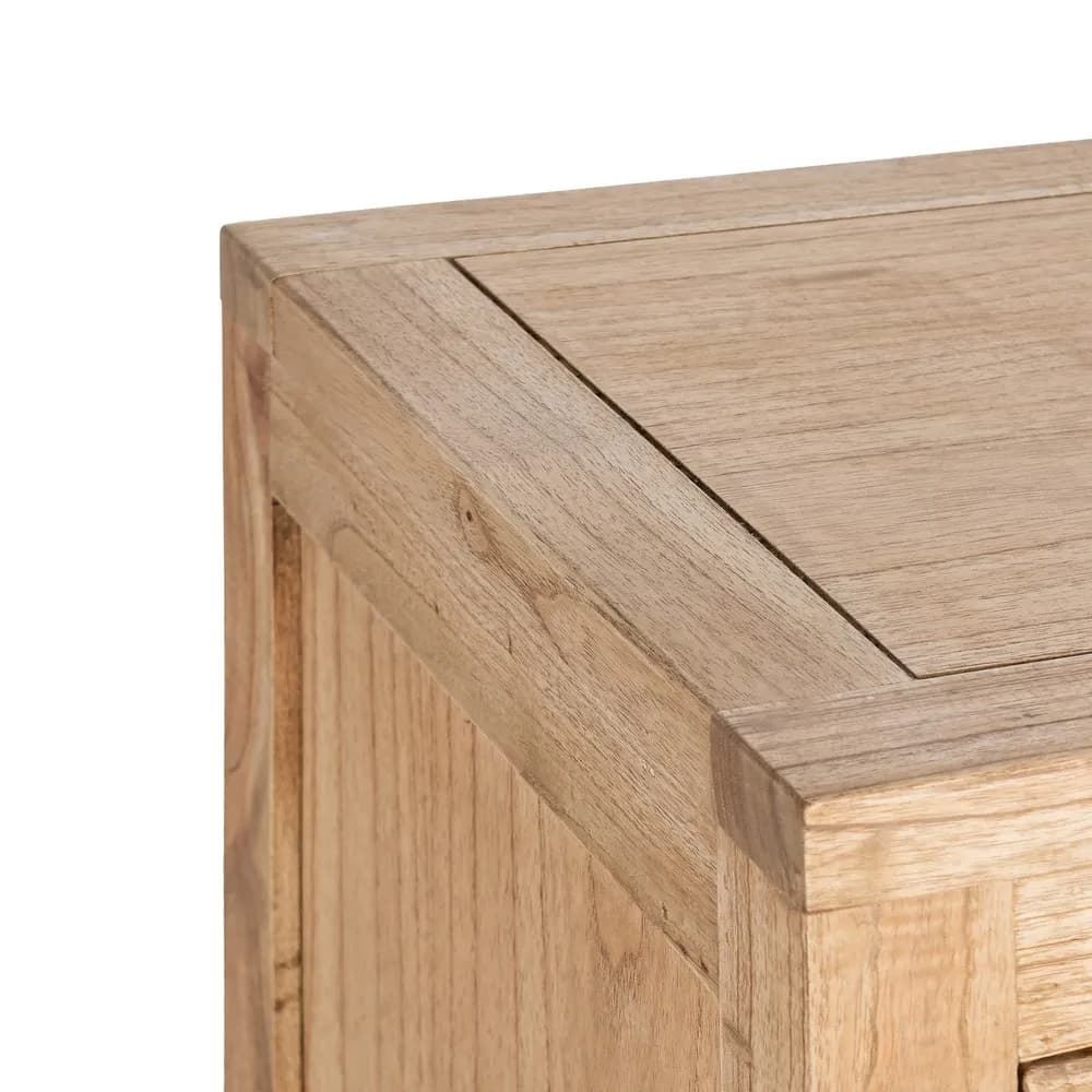 Cómoda ntural madera mindi dormitorio 90 x 40 x 85 cm - Imagen 4