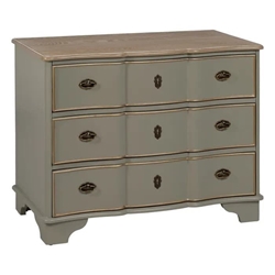 Cómoda taupe madera 100x50x80 cm - Imagen 1