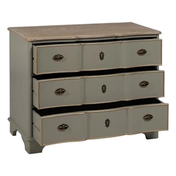 Cómoda taupe madera 100x50x80 cm - Imagen 2