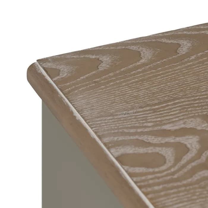 Cómoda taupe madera 100x50x80 cm - Imagen 3