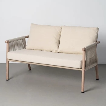 Conjunto jardín Salina acero-rattán PE 1 cm - Imagen 2