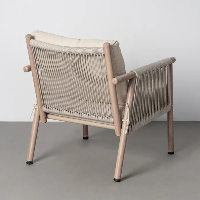 Conjunto jardín Salina acero-rattán PE 1 cm - Imagen 3