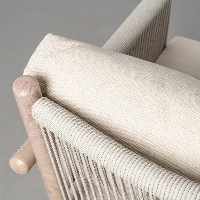 Conjunto jardín Salina acero-rattán PE 1 cm - Imagen 4