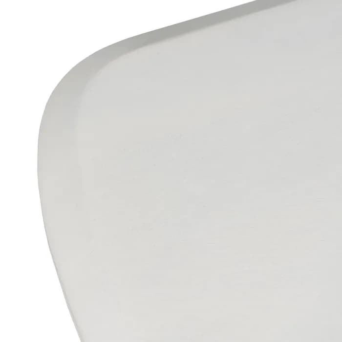 Consola blanco rozado madera de acacia 130 x 46 x 76 cm - Imagen 2