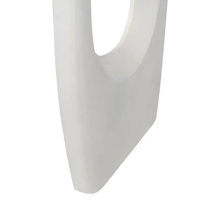 Consola blanco rozado madera de acacia 130 x 46 x 76 cm - Imagen 5