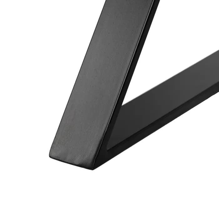 Escritorio marrón-negro madera-metal 120 x 50 x 77 cm - Imagen 7