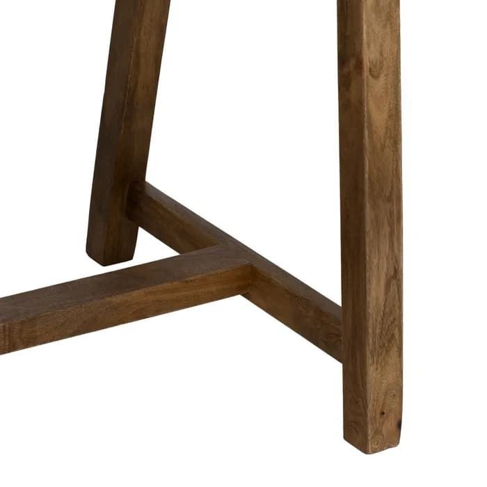 Escritorio natural madera de mango 125 x 60 x 75 cm - Imagen 4