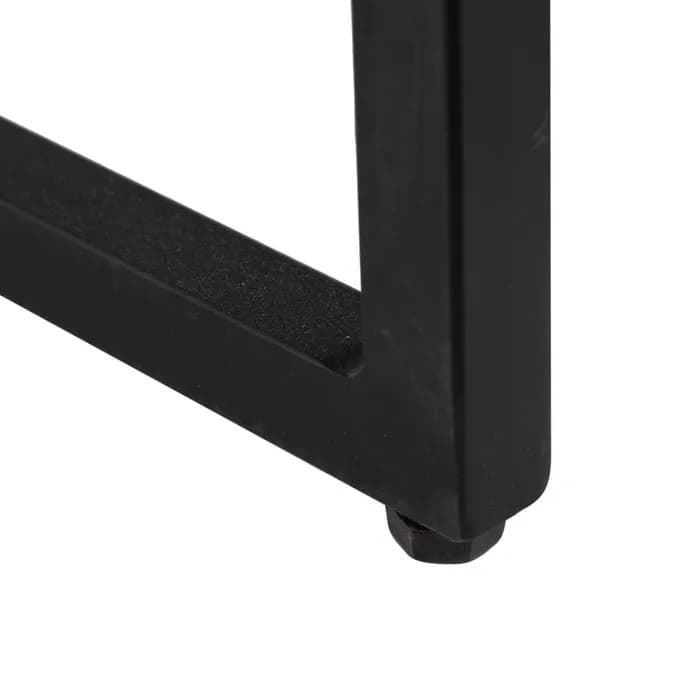 Escritorio natural-negro madera/hierro 120x55x90 cm - Imagen 7