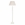 Lámpara suelo blanco rozado DM/tejido 50x50x157 cm - Imagen 1