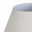 Lámpara suelo blanco rozado metal/tejido 38x38x155 cm - Imagen 2