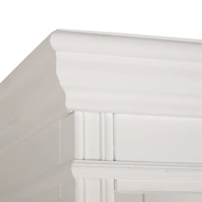 Librería salón blanco madera 90x38x184.50 cm - Imagen 4