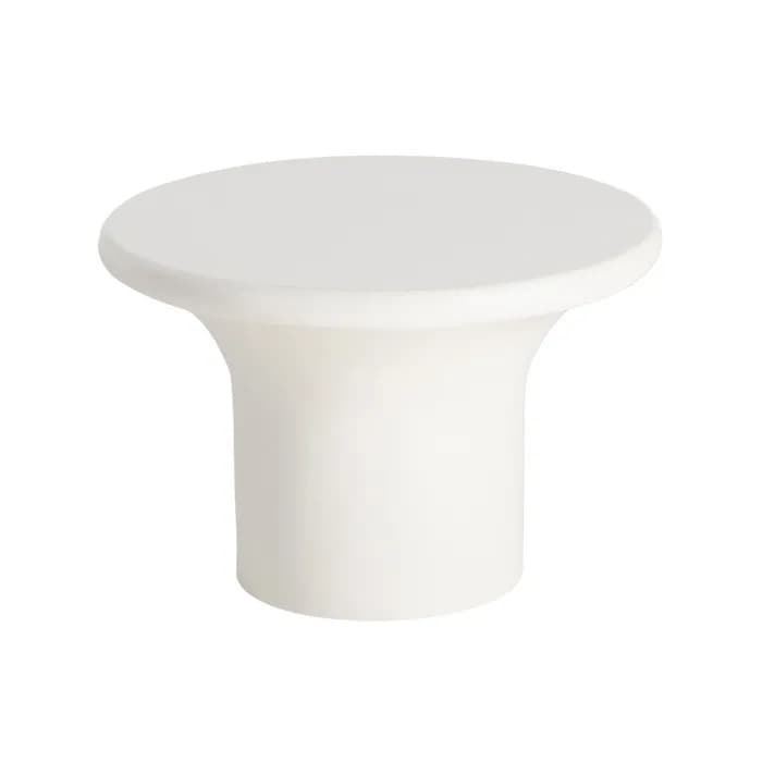 Mesa centro blanco DM salón 59 x 59 x 40 cm - Imagen 1